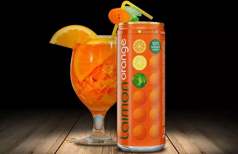 نوشیدنی پرتقالی لایمون فرش 330 میلی لیتر باکس 12 تایی