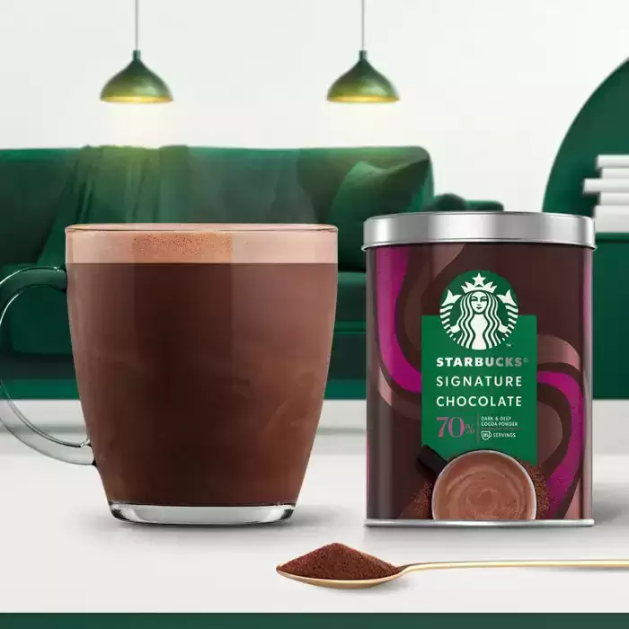 پودر هات چاکلت 70 درصد کاکائو Starbucks استارباکس 300 گرمی